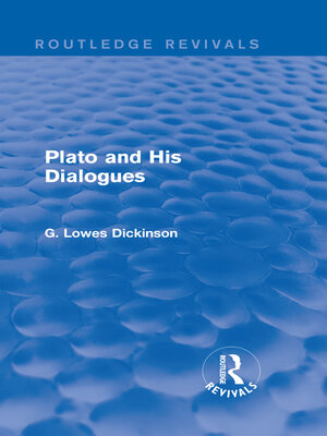 cover image of Plato and His Dialogues